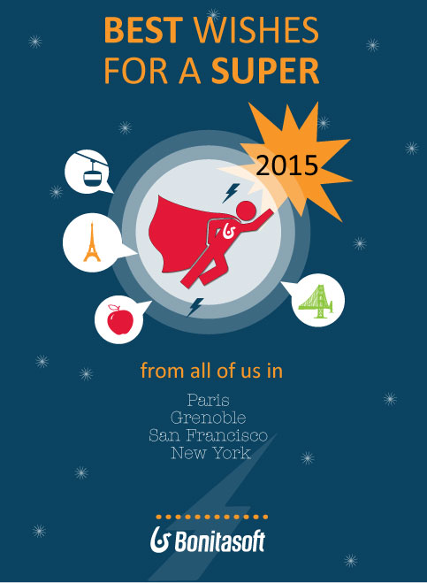 Best wishes for a super 2015 from Bonitasoft - card