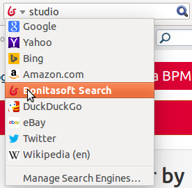 Firefox search bar plugin
